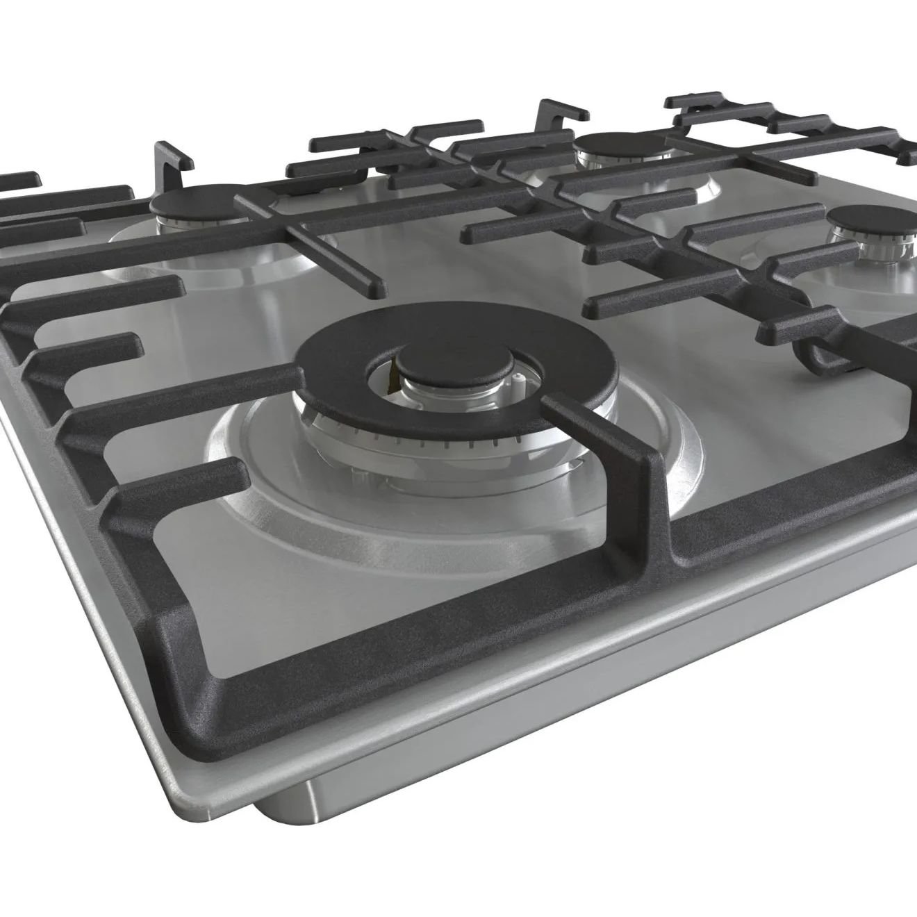 Gorenje , 60 cm Stainless Steel Gas Hob, One hand Ignition, Cost Iron Pan Support, Made in Slovenia,GW642ABX - Image 2