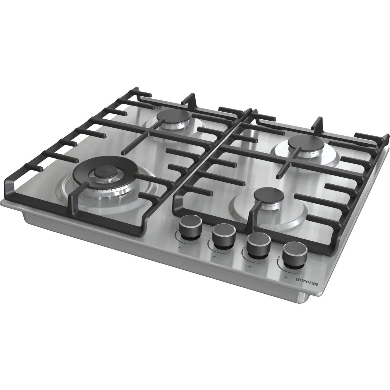 Gorenje , 60 cm Stainless Steel Gas Hob, One hand Ignition, Cost Iron Pan Support, Made in Slovenia,GW642ABX - Image 3