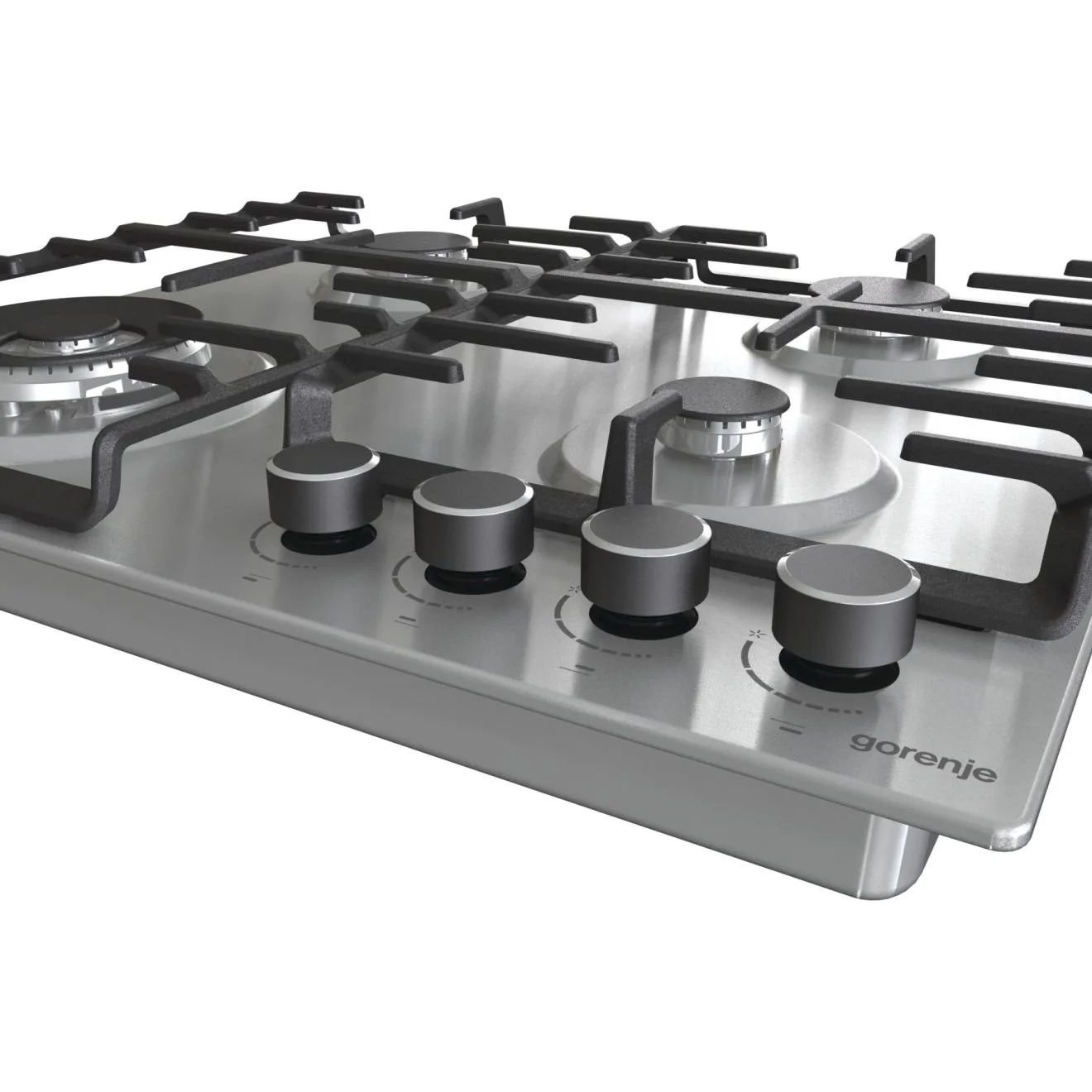 Gorenje , 60 cm Stainless Steel Gas Hob, One hand Ignition, Cost Iron Pan Support, Made in Slovenia,GW642ABX - Image 5