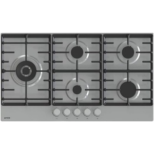 Gorenje  - Gas Hob 90 cm, 5 burner - Stainless steel & Cast iron pan supports - GW951X