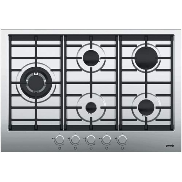 Gorenje Gas hob, 90 cm, stainless steel, 5 burners- GW961UX