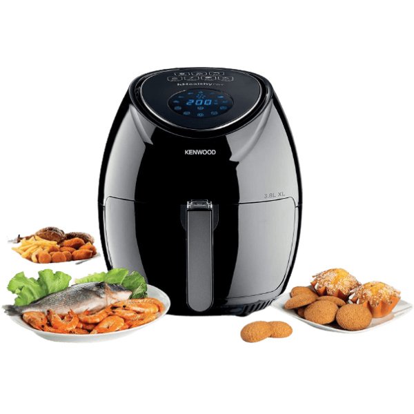 ⁦قلاية بدون زيت كينوود KHealthyFry ديجيتال، 1.7 كجم، 1500 وات، اسود - HFP30.000BK⁩ - الصورة ⁦2⁩