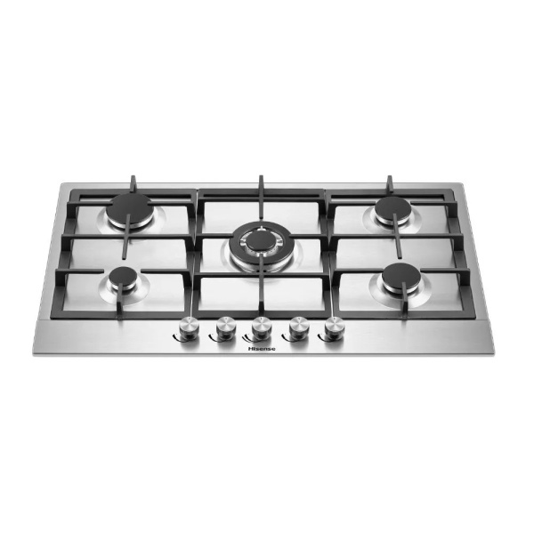 Hisense Built In Gas Hob, 5 Burners, 90 cm, Stainless Steel - HHU90GASS01- BY RAYA - Image 2