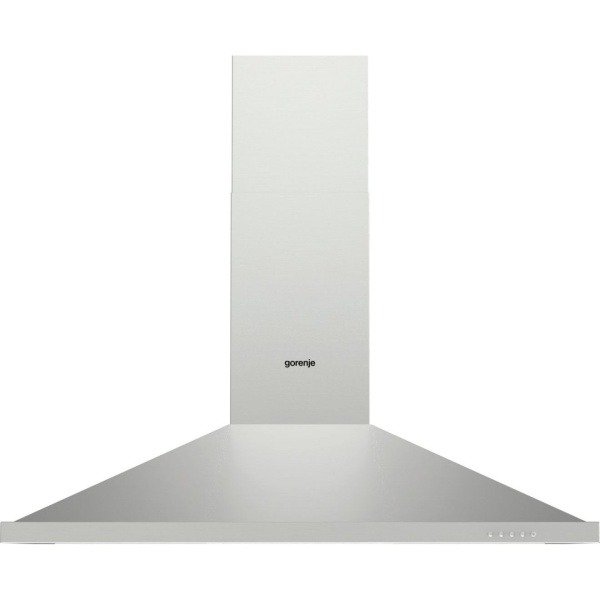 Gorenje Freestanding Wall Chimney Cooker Hood, 90cm, Silver - PWHC928EX