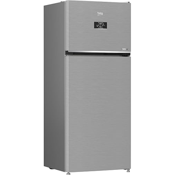 BEKO Fridge Freezer, 420L Gross,367L Net, No-Frost, Brushed Silver, 70 cm Width, RDNE420K02DXITEG - Image 2