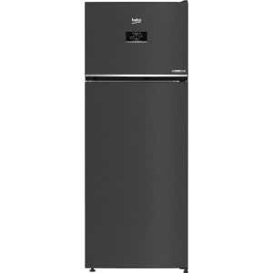 Beko Freestanding Fridge Freezer, 70 cm, No-Frost, 406L, Dark Inox, RDNG551M20TXBR