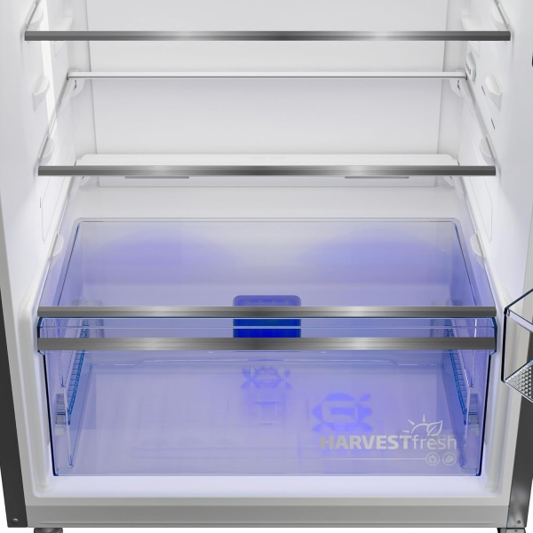 Beko Freestanding Fridge Freezer, 70 cm, No-Frost, 406L, Dark Inox, RDNG551M20XBR - Image 6