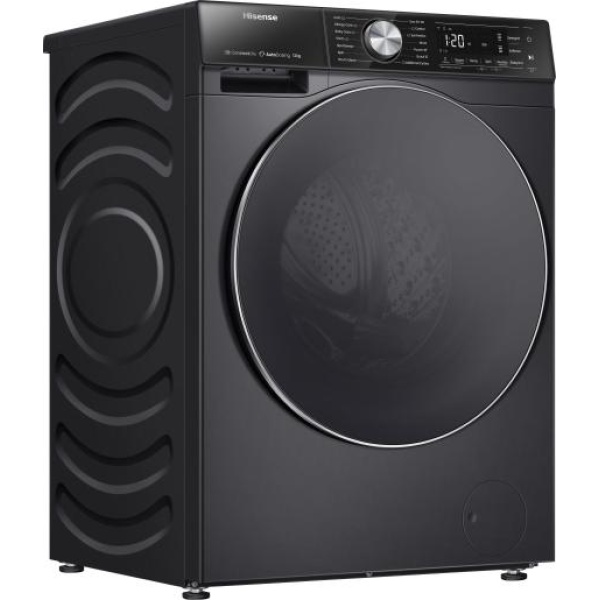 Front Load Full Automatic Washing Machine With Dryer, 12 kg, Inverter Motor, Black- BY RAYA - Image 2