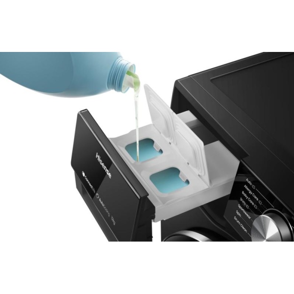 Front Load Full Automatic Washing Machine With Dryer, 12 kg, Inverter Motor, Black- BY RAYA - Image 6