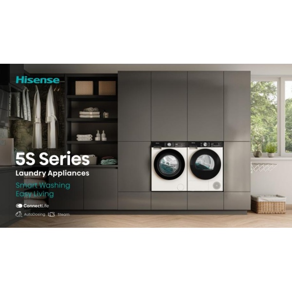 Front Load Full Automatic Washing Machine With Dryer, 12 kg, Inverter Motor, Black- BY RAYA - Image 8