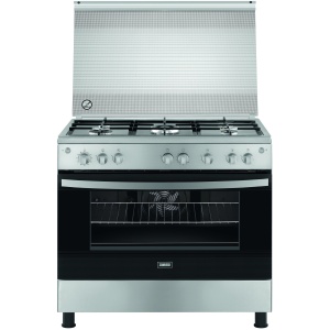 Zanussi ZCG91236XA Full Safety Free Standing Cooker, 90cm - Silver