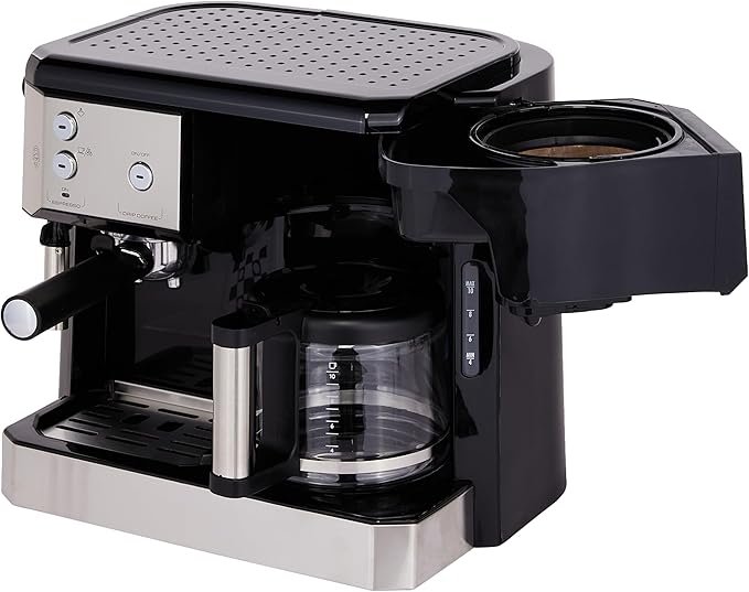 Delonghi BCO421.S Dual Function Coffee Machine Espresso And Drip Coffee (international Warranty) - Image 3