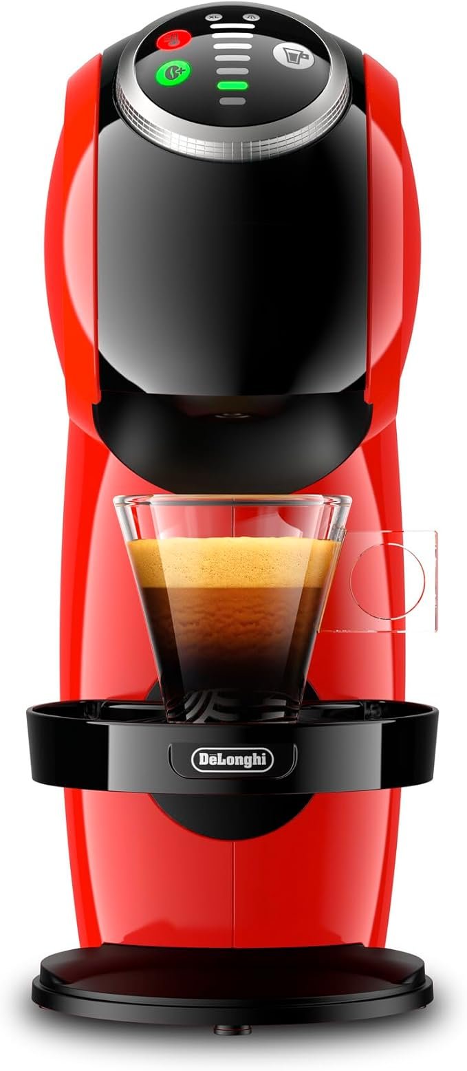 NESCAFÉ DOLCE GUSTO Delonghi genio plus line edg315.r coffee machine, 15 bar pressure, red - international warranty