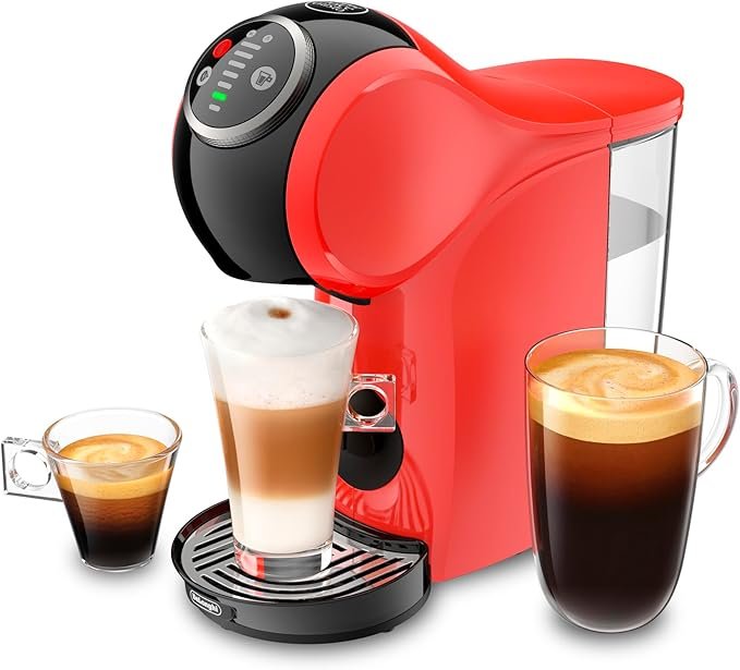 NESCAFÉ DOLCE GUSTO Delonghi genio plus line edg315.r coffee machine, 15 bar pressure, red - international warranty - Image 6