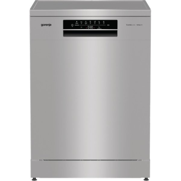 Gorenje Freestanding dishwasher, 14 place settings, Number of baskets: 2, Self-cleaning filter,Total dry automatic door opening - Stainless Steel - GS642D61X
