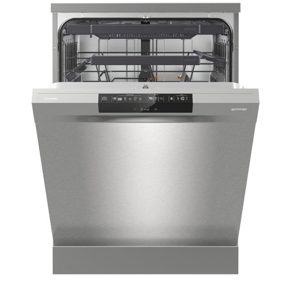 Gorenje Freestand Dishwasher 60 cm, 16 place settings, IonTech, 3 functions, Memory programme-GS65160X - Image 2
