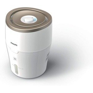 Philips Series 2000 Air Humidifier - Rooms up to 35 m², 250 ml/h humidification rate, White & Champagne - HU4811/90