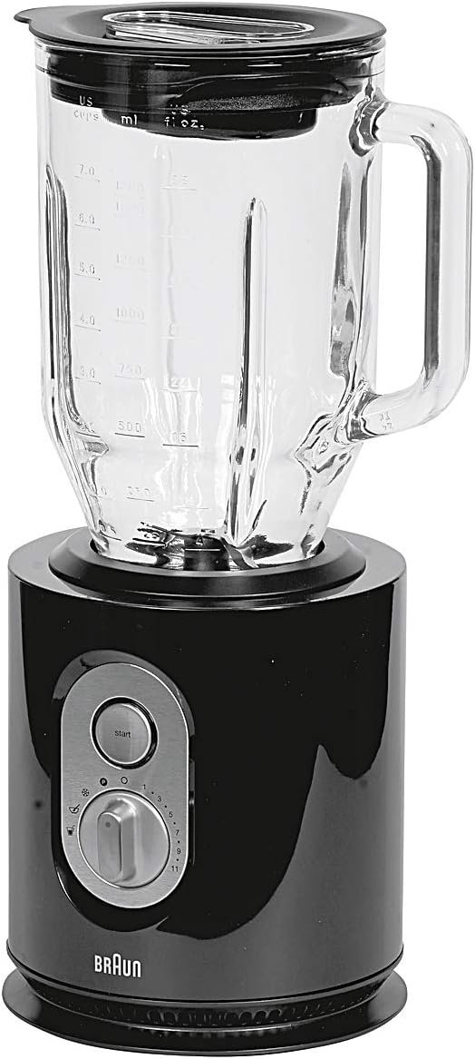 Braun JB3060 Tribute Collection Blender with Glass Jug, 800 watt, Black - 2 years warranty from raya