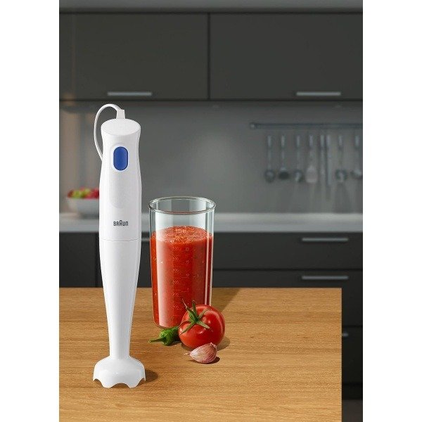Braun MQ10.000PWH MultiQuick 1 Hand Blender - Extra Light Purée Stick with EasyTwist System, 450 Watt, White - Image 4