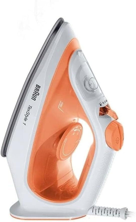 Braun SI1009OR - TexStyle 1 Steam Iron, 1900 Watts, Non-stick Soleplate, 50% Energy Saving - Orange, - Image 2