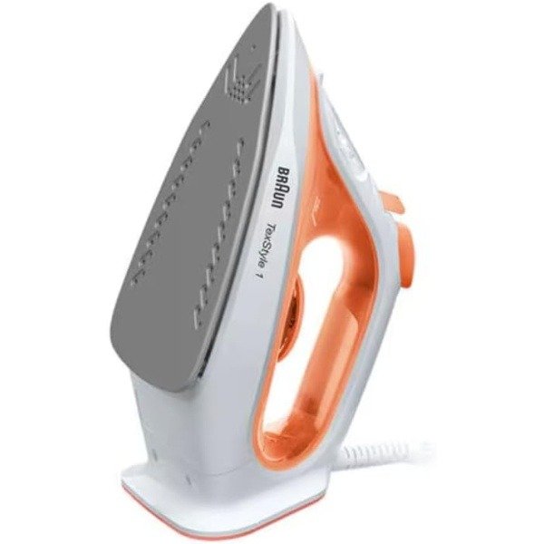 Braun SI1009OR - TexStyle 1 Steam Iron, 1900 Watts, Non-stick Soleplate, 50% Energy Saving - Orange, - Image 3
