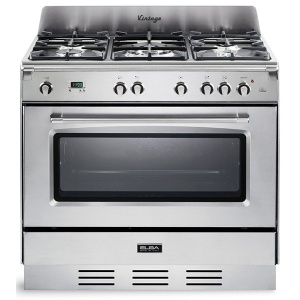 بوتجاز غاز مدمج من إلبا، 5 شعلات، من الفولاذ المقاوم للصدأ، فضي - 9DVXX888ICK