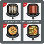 BLACK+DECKER AF5539-B5 Black & Decker Digital Air Fryer, 5.5 Black - Image 3