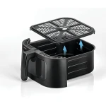 BLACK+DECKER 12-in-1 Large Air Fryer with Rapid Hot Air Circulation 5.8L, 2kg, 1800W, AF5800-B5, Black - Image 2