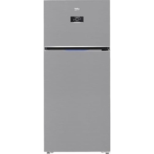 ثلاجة بيكو بابين - سعة ٥٩٠ لترًا - صافي ٥٥٧ لترًا - ستانلس ستيل - نوفروست - عاكس برو سمارت - شاشة رقمية عالية الوضوح - B3RDNE590ZXB