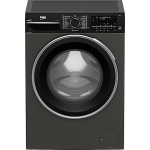 غسالة ملابس بيكو - 10 كجم - 1600 دورة في الدقيقة - محرك عاكس برو سمارت - شاشة رقمية - 15 برنامج - معالجة بالبخار - بلوتوث - رمادي مانهاتن - B3WFU501040MCI