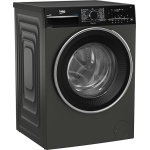 ⁦غسالة ملابس بيكو - 10 كجم - 1600 دورة في الدقيقة - محرك عاكس برو سمارت - شاشة رقمية - 15 برنامج - معالجة بالبخار - بلوتوث - رمادي مانهاتن - B3WFU501040MCI⁩ - الصورة ⁦2⁩