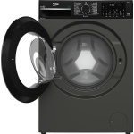 ⁦غسالة ملابس بيكو - 10 كجم - 1600 دورة في الدقيقة - محرك عاكس برو سمارت - شاشة رقمية - 15 برنامج - معالجة بالبخار - بلوتوث - رمادي مانهاتن - B3WFU501040MCI⁩ - الصورة ⁦3⁩