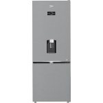 ثلاجة بيكو نو فروست - كومبي (فريزر سفلي) - سعة صافية 490 لترًا - ضاغط عاكس بروسمارت - تقنية هارفست فريش - تيتانيوم إينوكس - B5RCNE565HXPE