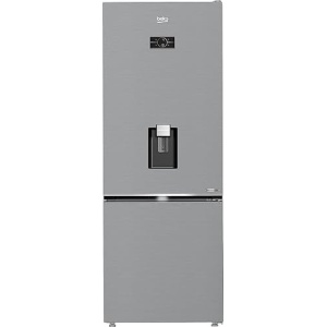 ثلاجة بيكو نو فروست - كومبي (فريزر سفلي) - سعة صافية 490 لترًا - ضاغط عاكس بروسمارت - تقنية هارفست فريش - تيتانيوم إينوكس - B5RCNE565HXPE