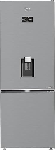 B5RCNE565HXPE ثلاجة بيكو نو فروست - كومبي (فريزر سفلي) - سعة صافية 490 لترًا - ضاغط عاكس بروسمارت - تقنية هارفست فريش - تيتانيوم إينوكس - B5RCNE565HXPE