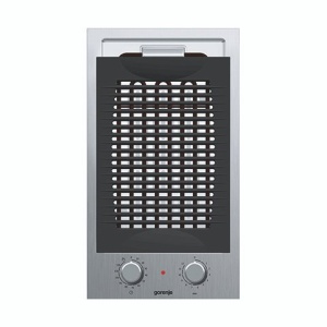 شواية كهربائية جرونيا ، ٣٠ سم، ستانلس ستيل، تحكم أمامي، شواية مصبوبة + مؤقت - BBQ2400X