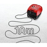 ⁦مكنسة كهربائية برو انيمال من السلسلة 4 بوش تيربو هوائي فلتر هيبا ألمانيا 600 وات لون أحمر BGBS4PET1⁩ - الصورة ⁦3⁩