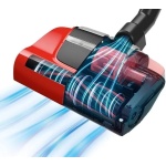 ⁦مكنسة كهربائية برو انيمال من السلسلة 4 بوش تيربو هوائي فلتر هيبا ألمانيا 600 وات لون أحمر BGBS4PET1⁩ - الصورة ⁦4⁩