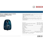 ⁦مكنسة كهربائية بوش 2000 وات كوزي برو فاميلي من السلسلة 4 ازرق  - BGLS42035⁩ - الصورة ⁦4⁩