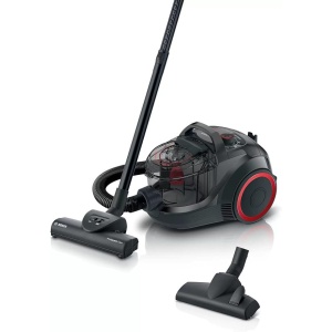 بوش مكنسه سلسلة 4 (بدون كيس) قدرة 2000 وات بسعة 2 لتر بتصميم مضغوط وقابلة للتعديل - BGS21WPOW