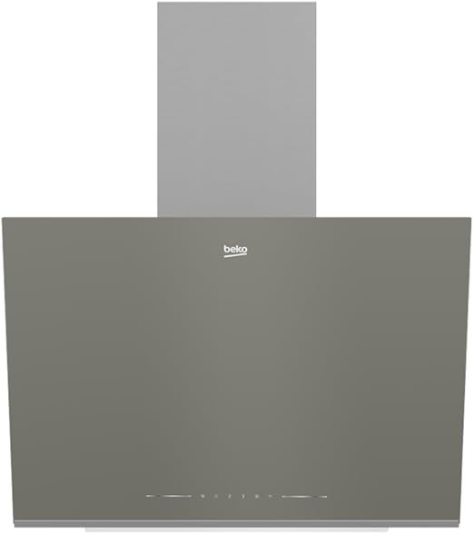 BHCA66741BGHSE شفاط بيكو بيلت ان ديكورى - ٦٠ سم - زجاج رمادي - مدخنة - زاوية - BHCA66741BGHSE (رمادي)