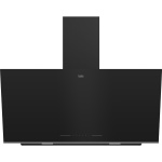 شفاط بيكو بيلت ان مع مدخنة، 90 سم، أسود - BHCA96641BFBHSE