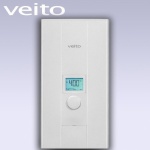 سخان مياه كهربائي فوري من فيتو، شاشة رقمية، 24 كيلو وات - أزرق 24