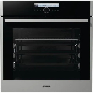 فرن كهربائي جرونيا بيلت ان  60 سم مع شواية لون أسود، تحكم رقمي باللمس BO789S40X