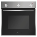 فرن غاز جرونيا مع شواية غاز، 60 سم، لون ستانلس ستيل، متعدد الوظائف، سعة 61 لترًا - BOG623E00X