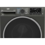 ⁦غسالة بيكو أوتوماتيكية بالكامل مع مجفف تحميل أمامي 8 كجم انفرتر رمادي - BWD08520MCI⁩ - الصورة ⁦3⁩