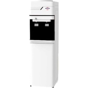 BY-558 WH/BK مبرد مياه بيرجن تحميل علوي 2 فوهة بارد وساخن وخزان مياه ستانلس ستيل كامل