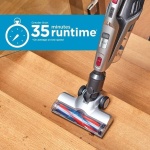 ⁦مكنسة كهربائية عمودية لاسلكية 3 في1 من بلاك اند ديكر ببطارية ليثيوم ايون 21.6 فولت و2 امبير في الساعة وسعة 500 مل مع شاحن، لون احمر - ‏BHFE620J-GB⁩ - الصورة ⁦2⁩