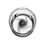 ⁦كبة كينود  500 وات، 500 مل، فضي وابيض - CHP61.100WH⁩ - الصورة ⁦4⁩