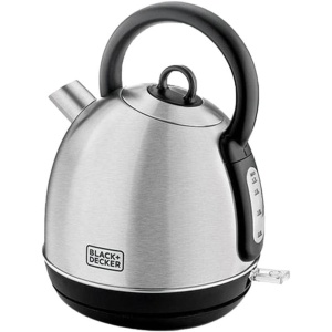 بلاك اند ديكرغلاية كهربائية ستانلس ستيل دووم Dk40-B5، 1.7 لتر - فضي
